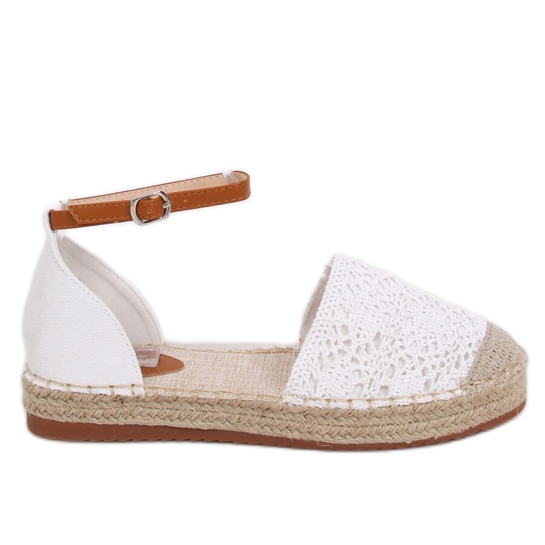 Espadrile rezane bijele 3035 Bijele bijela