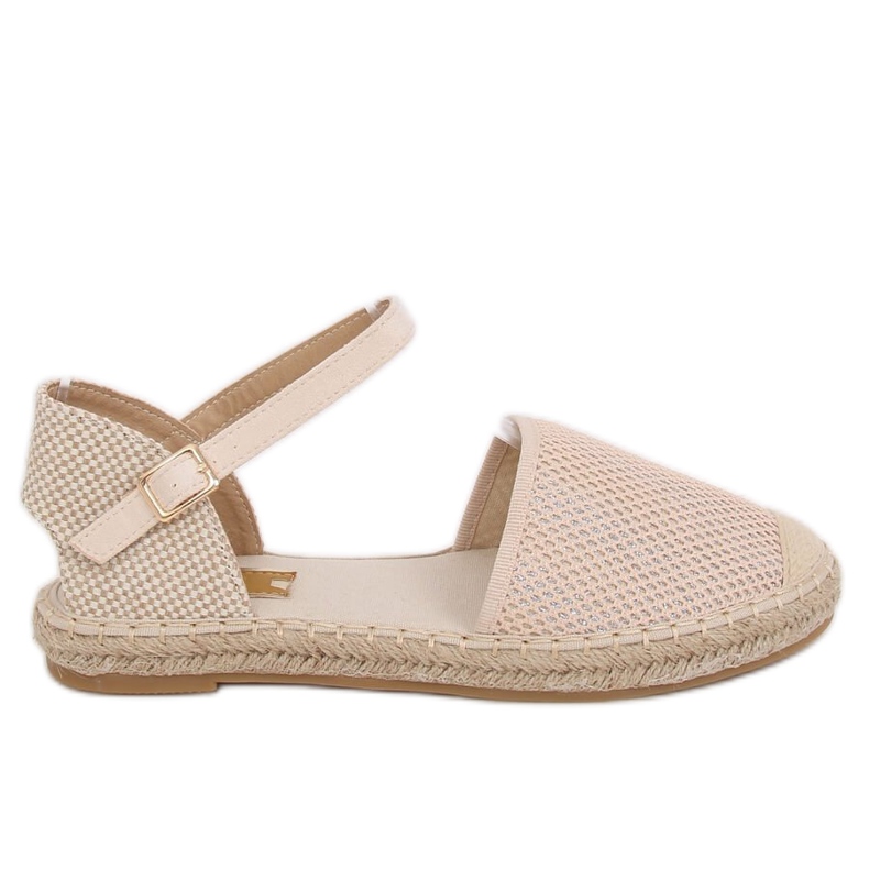 Bež espadrile za žene MB-64119 Bež