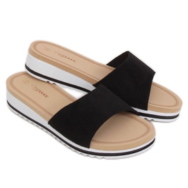 Crne ženske crne papuče G-5036 Crne crna