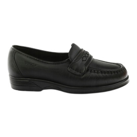 Solo loafers za osjetljive noge udobnost crno 015 crna