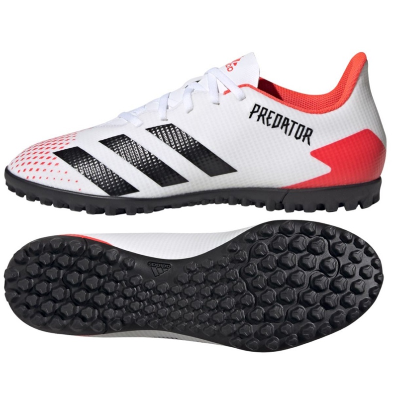 Adidas Predator 20.4 Tf M EG0925 kopačke crvena bijela
