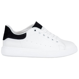 SHELOVET Ležerne sportske cipele bijela crna