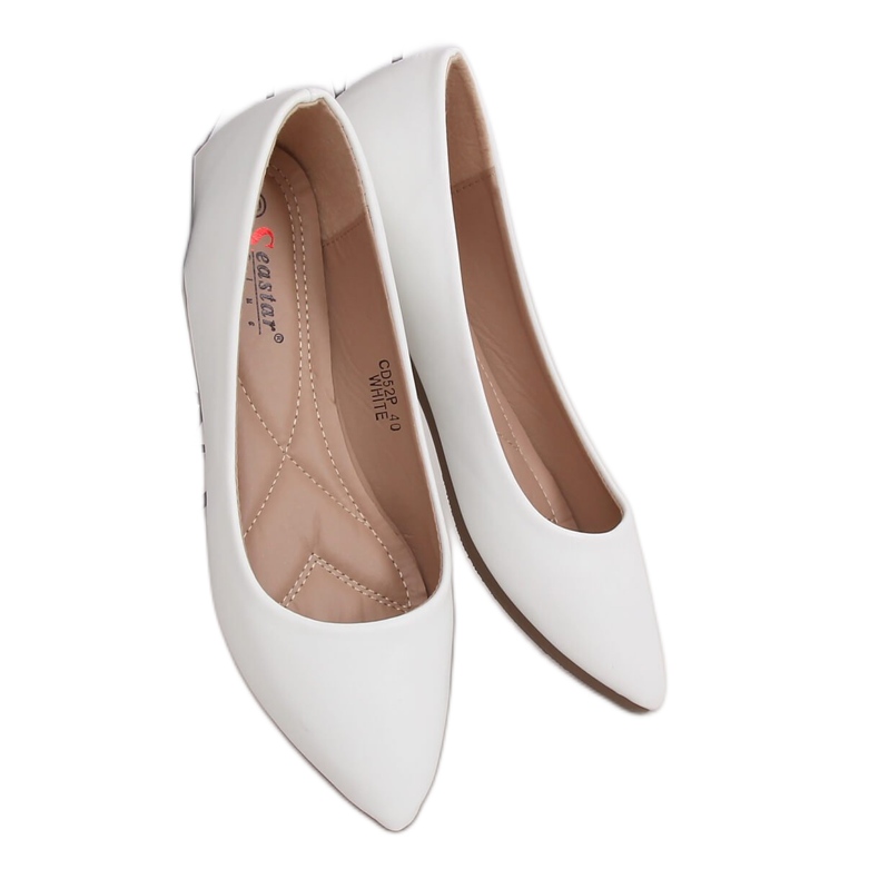 Balerine bademovi bijeli prsti na nogama CD52P Bijeli bijela