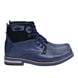 KOMODO Muške čizme Navy Blue High Shoes Rebrand tamnoplava