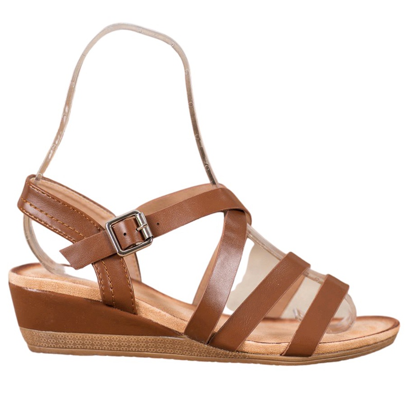 Mannika Ležerne cipele na klin smeđa