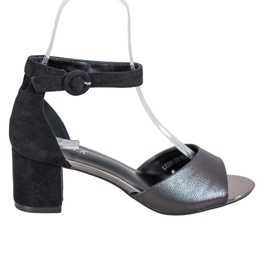 Modne pumpe VINCEZA crna siva