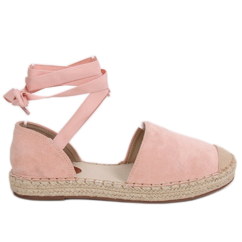 Ružičaste ženske espadrile LL-230P Pink ružičasta