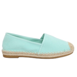 Ženske espadrile od metvice 4855 LT.BLUE Ii Kvaliteta zelena
