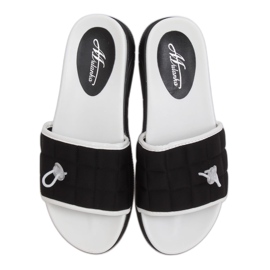 Crne ženske crne papuče G-338 Crne crna