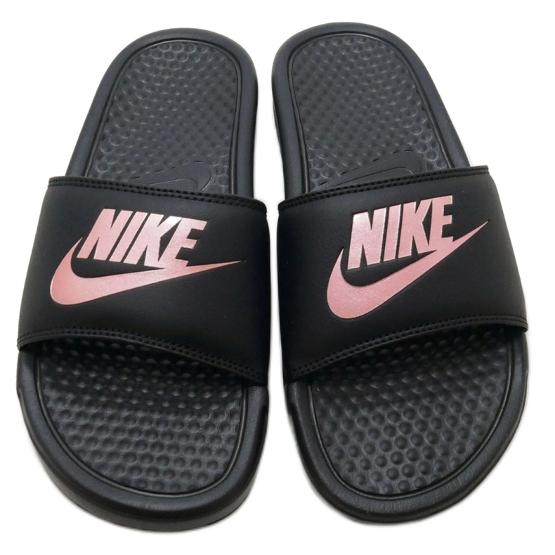 Nike Benassi Just Do It W 343881-007 crno ružičasta