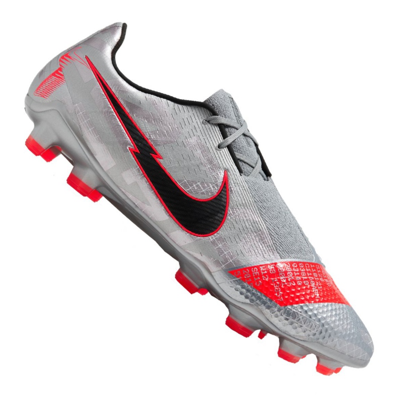 Nike Phantom Vnm Elite Fg M AO7540-906 nogometne cipele siva srebro
