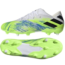 Kopačke Adidas Nemeziz 19.2 Fg M EG7220 višebojan zelena