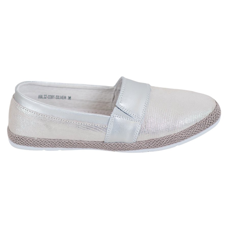 Evento Udobni srebrni sliponi siva