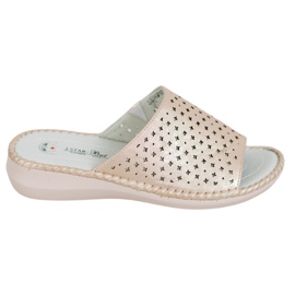 J. Star Lagane, udobne papuče zlatni