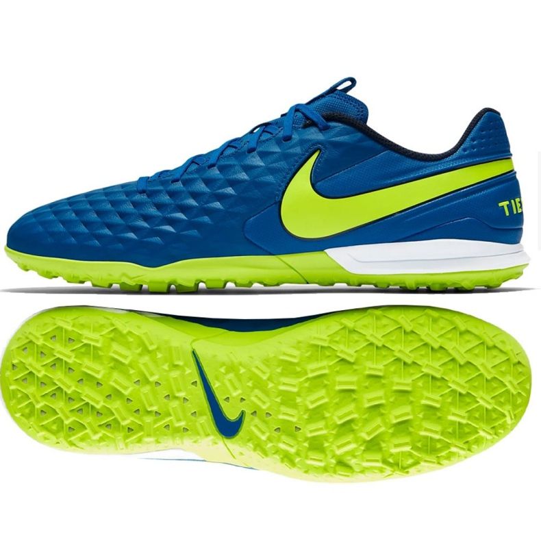 Nike Tiempo Legend 8 Academy Tf M AT6100-474 nogometne cipele plava plava
