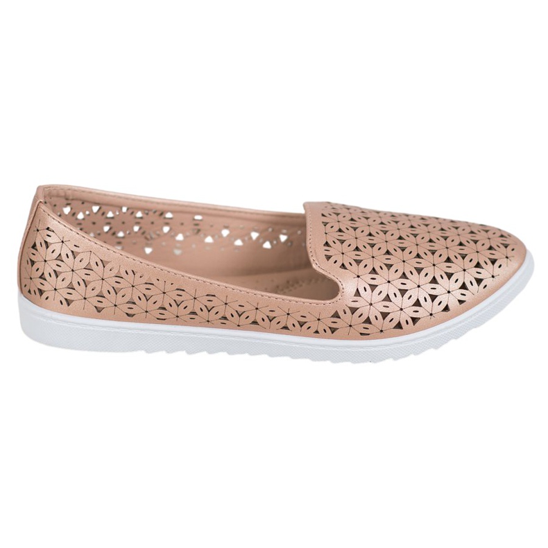 Renda Udobni ažurni lordovi žuta boja