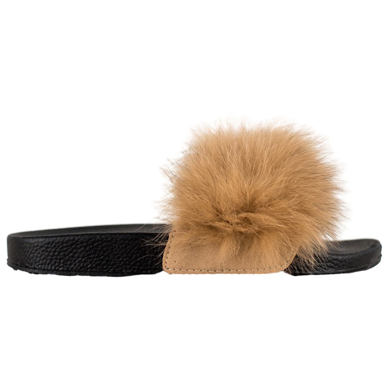 Seastar Papuče s krznom smeđa