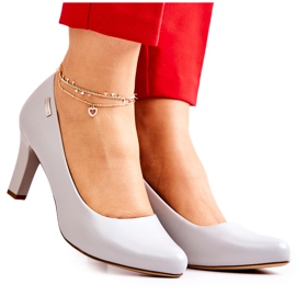 Ženske pumpe Sergio Leone mat siva Orsola