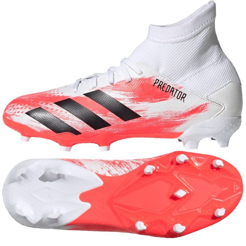 Adidas Predator 20.3 Fg Jr EG0927 kopačke raznobojna bijela