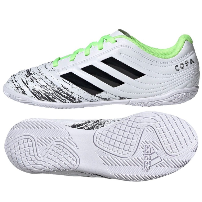 Unutarnje cipele adidas Copa 20.4 U Jr EF1927 raznobojna bijela