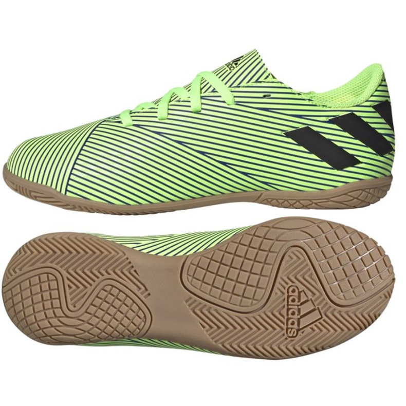 Unutarnje cipele adidas Nemeziz 19,4 U Jr FV4012 raznobojna zelena