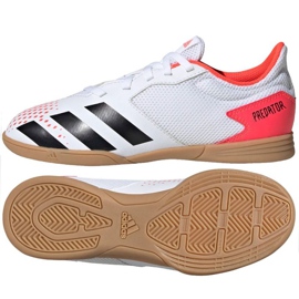 Unutarnje cipele adidas Predator 20.4 In Sala Jr EG0930 višebojan bijela
