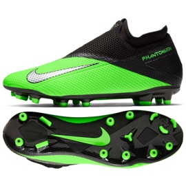 Nike Phantom Vsn 2 Academy Df Fg Mg M CD4156-306 nogometne cipele višebojan zelena