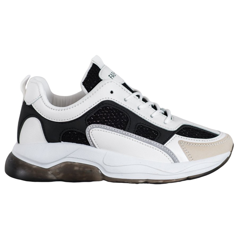 Via Giulia  Tenisice sa sjajnom modom bijela crno