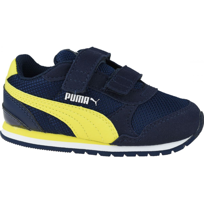 Puma St Runner V 2 dojenčad Jr 367137-09 mornarsko plava žuta boja