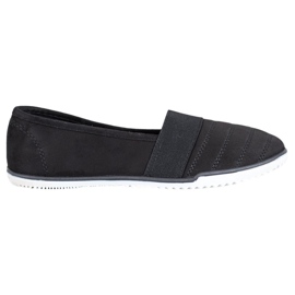 Bona Suede Slip On Shoes crna
