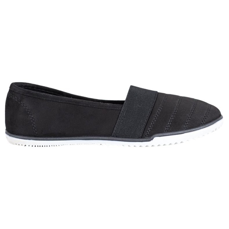 Bona Suede Slip On Shoes crno