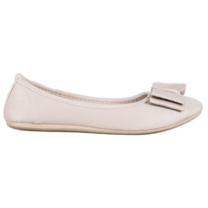 Bona Elegantna balerina s mašnom smeđa