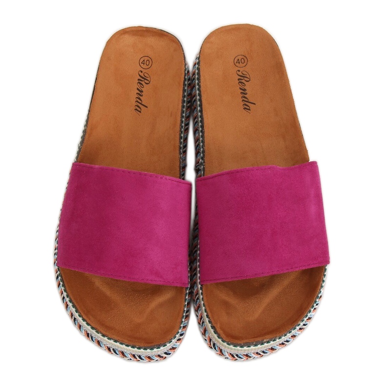 Ljubičaste ženske papuče BQ-50 Rose Red ljubičasta