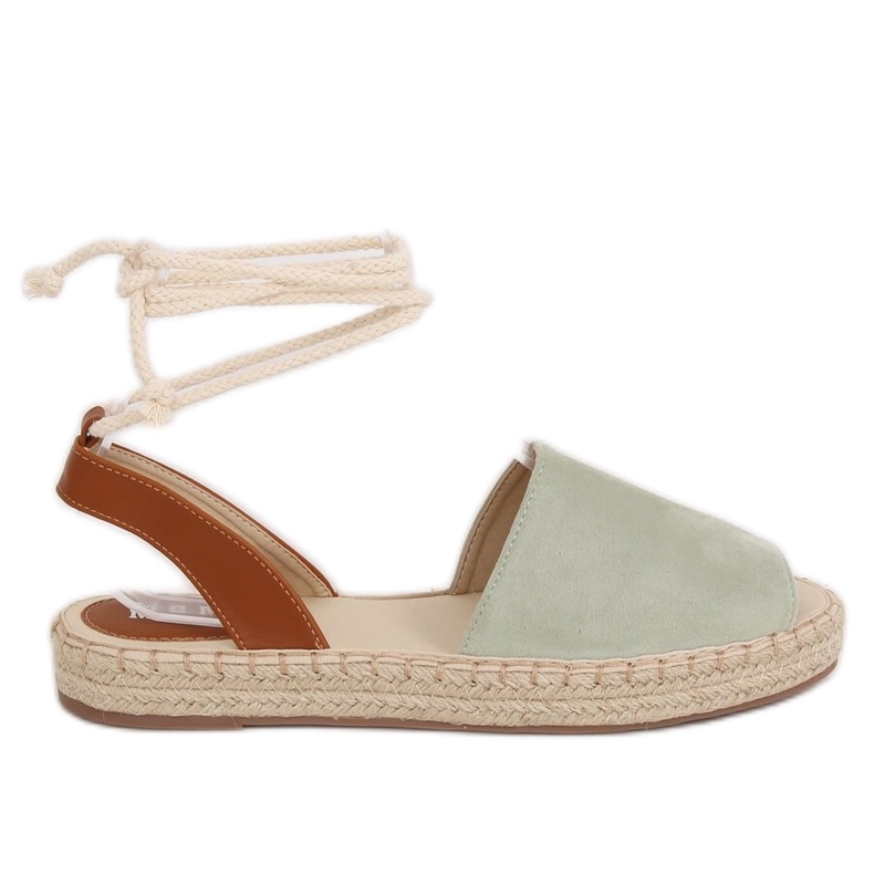 Ženske akvamarinske espadrile LL908 Green zelena