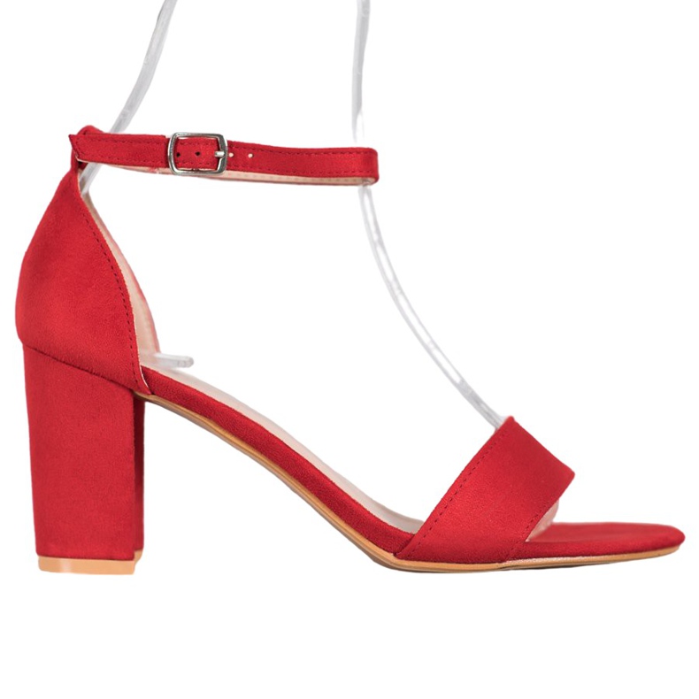 Anesia Paris Sandale s visokim potpeticama crvena