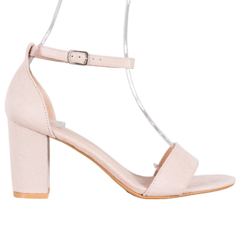 Anesia Paris Sandale s visokim potpeticama smeđa