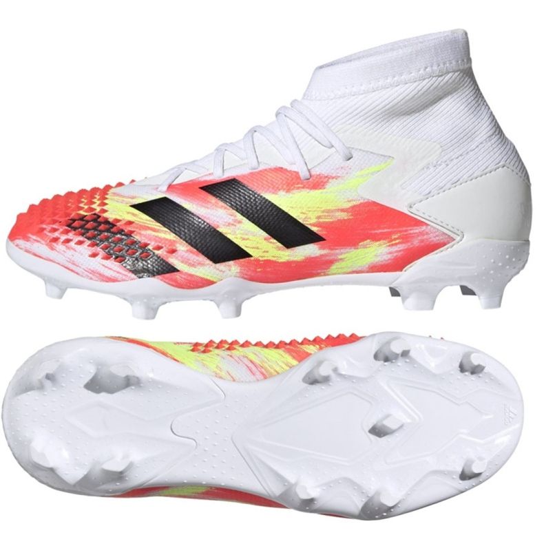 Kopačke Adidas Predator Dracon 20.1 Fg Jr EG1608 raznobojna bijela