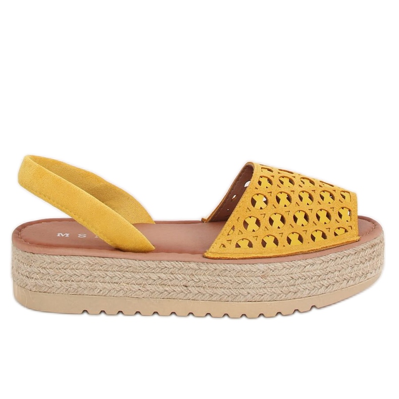 Sandale, espadrile, med WH931 Žuta žuta boja