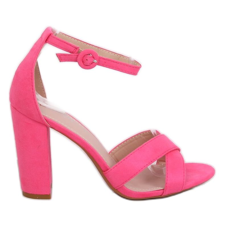 Ružičaste sandale na stupu TU133P Fushia ružičasta