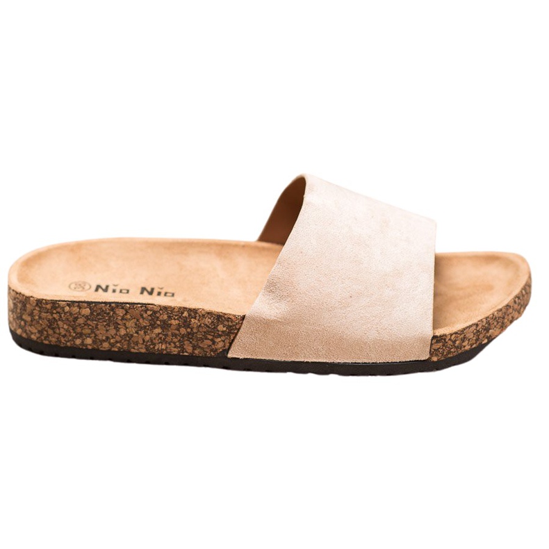 Nio Nio Klasične papuče na platformi smeđa