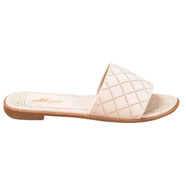 SHELOVET Elegantne papuče od antilopa smeđa