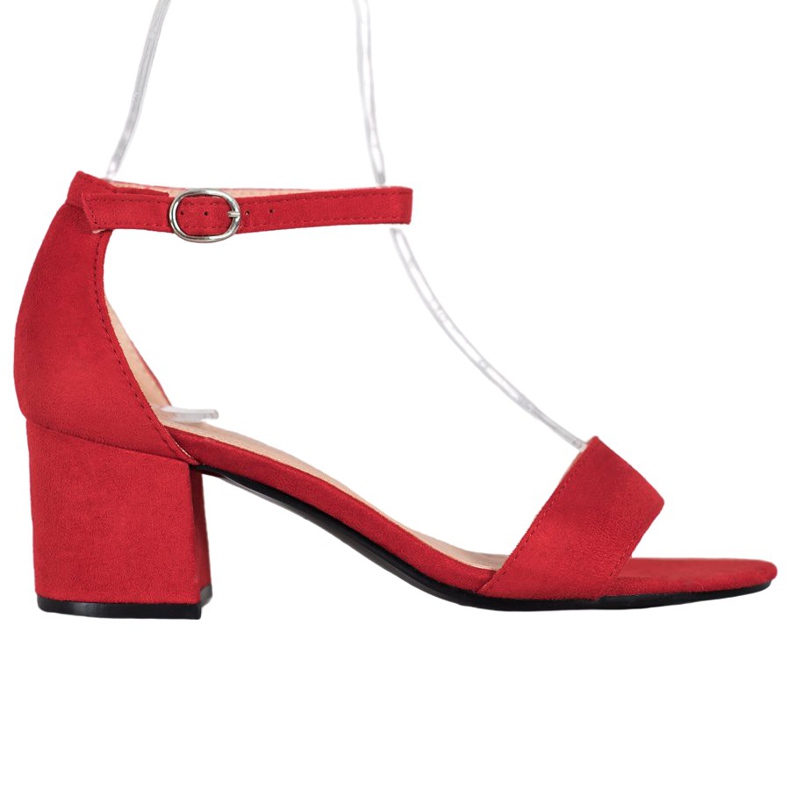 Diamantique Ležerne sandale na šanku crvena
