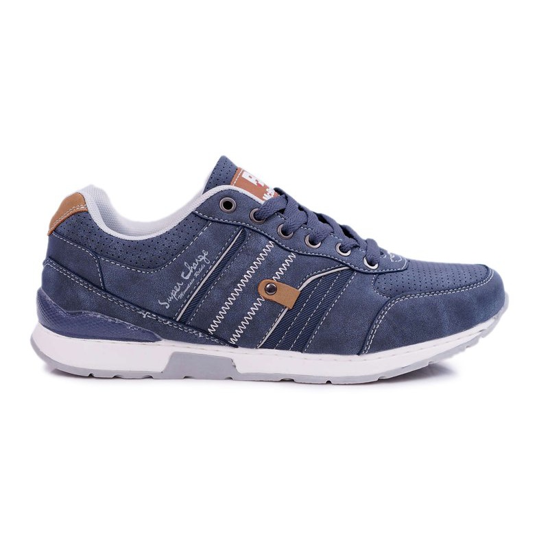 EVE Muške sportske cipele Casual Navy Blue Super mornarsko plava