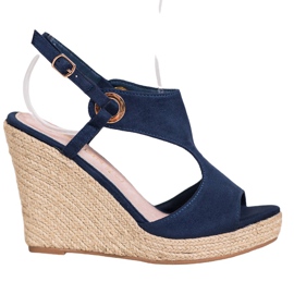 Goodin Zatvorene sandale Espadrilles tamnoplava plava