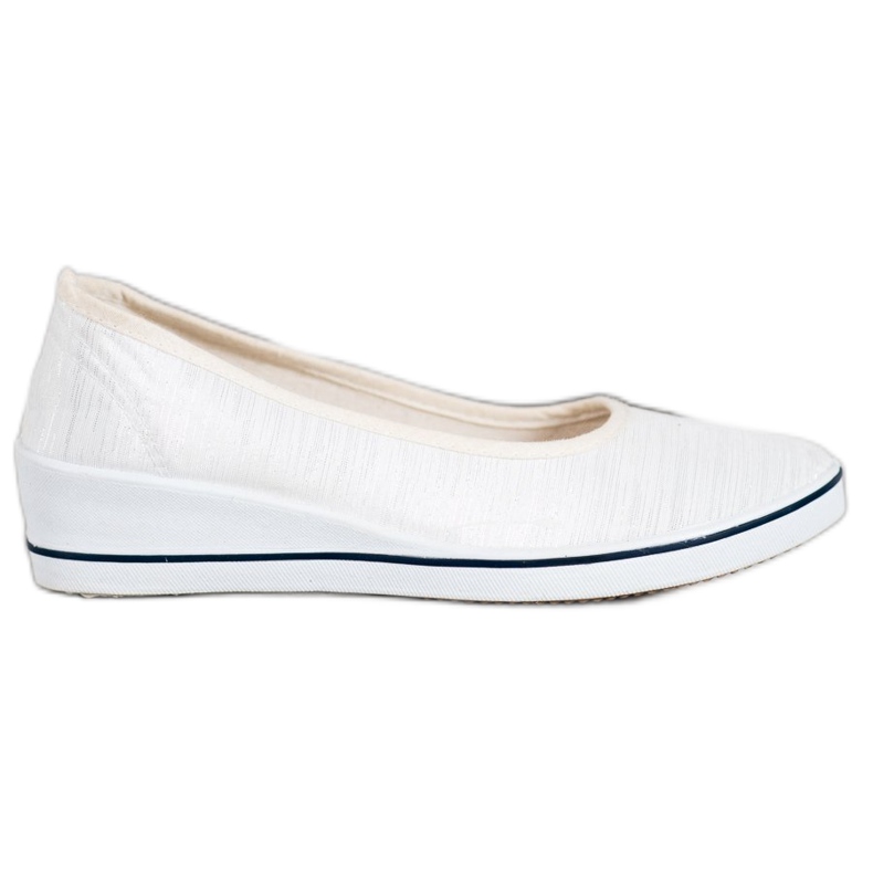 Comer Bijela balerina na klinu siva