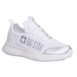 Ženske sportske cipele Big Star White FF274A410 bijela siva