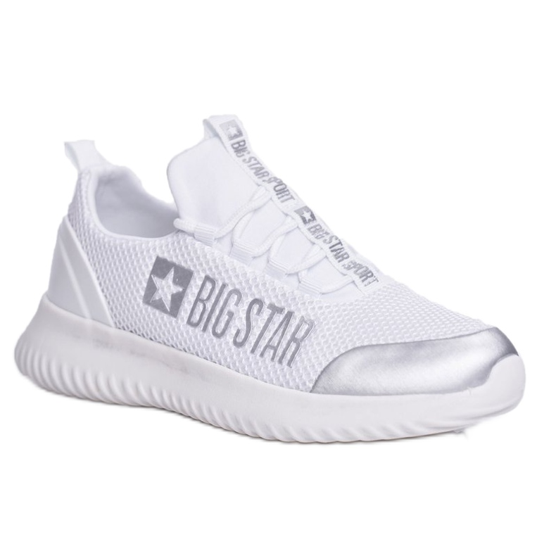 Ženske sportske cipele Big Star White FF274A410 bijela siva