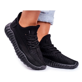 Ženske sportske cipele, lagane, prozračne crne Lumiere crna