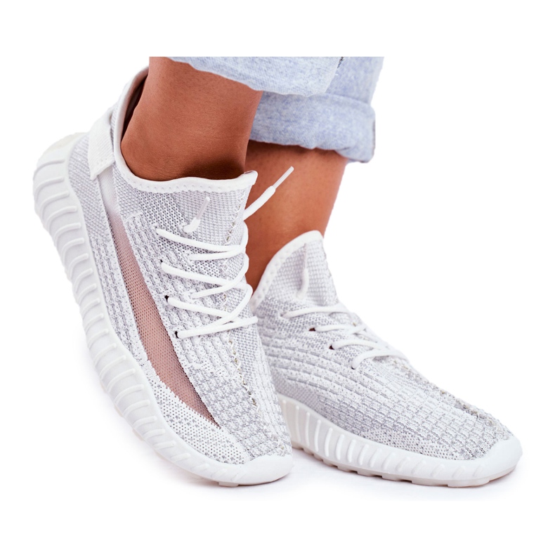 Ženske sportske cipele, lagane, prozračne srebrne Lumiere siva