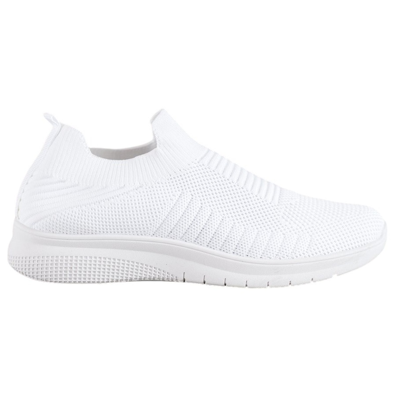 SHELOVET Tekstilne klizne cipele bijela